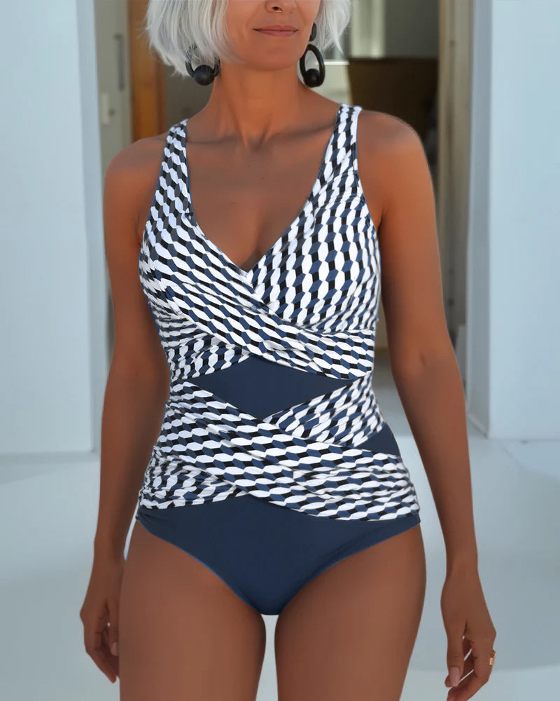Liva | Elegant Cross-Over Swimsuit