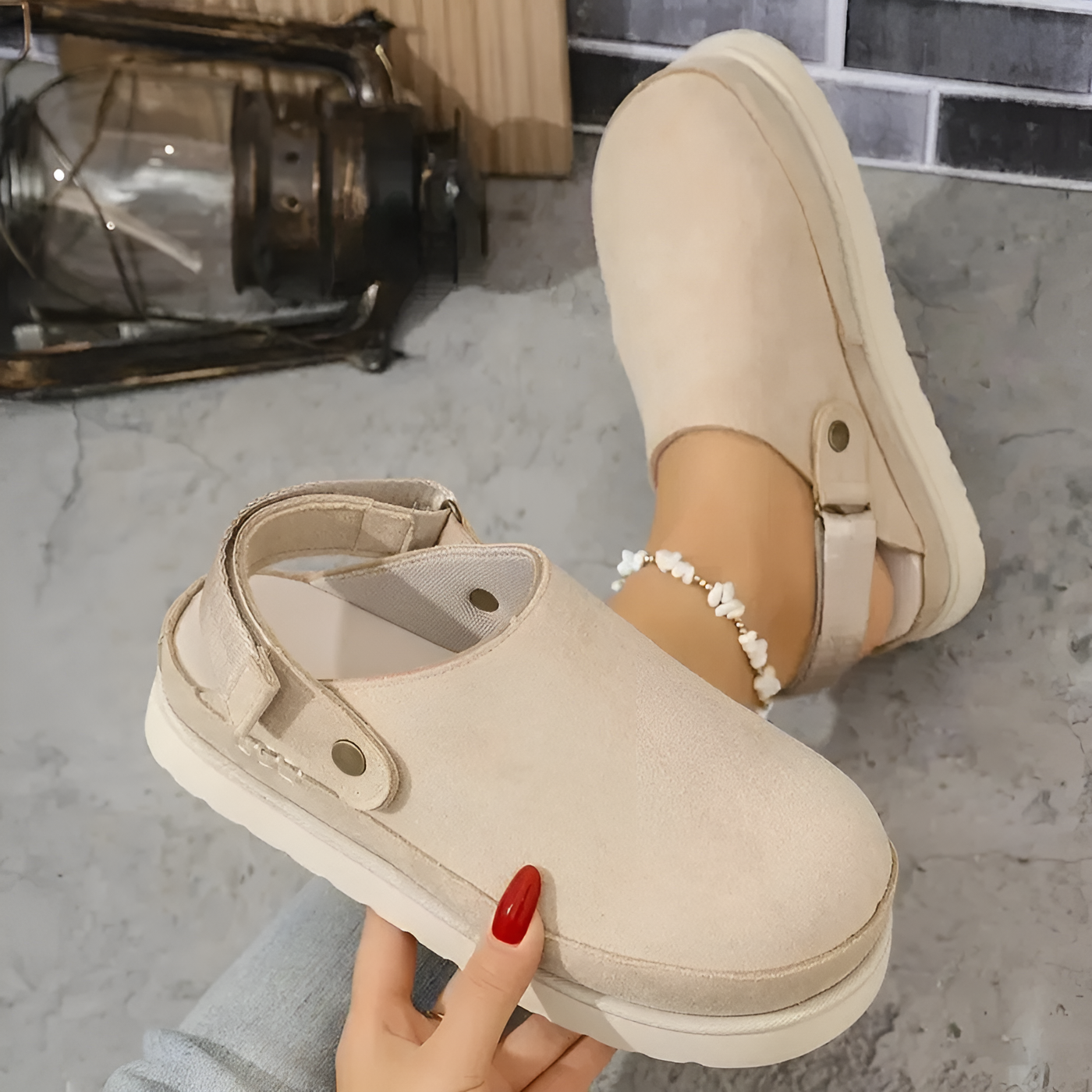 Esther - Orthopedic Closed Toe Mule Shoe