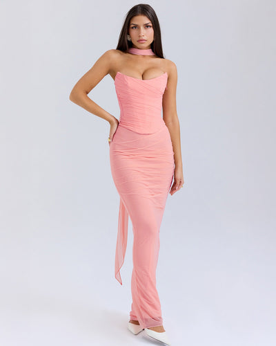 Malu – Pink Dress with Natural Charm