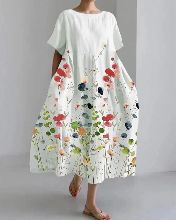 Jemima – Elegant Printed Maxi Dress