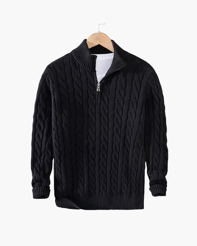 Myles | Zipped Cable Sweater