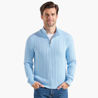 Myles | Zipped Cable Sweater