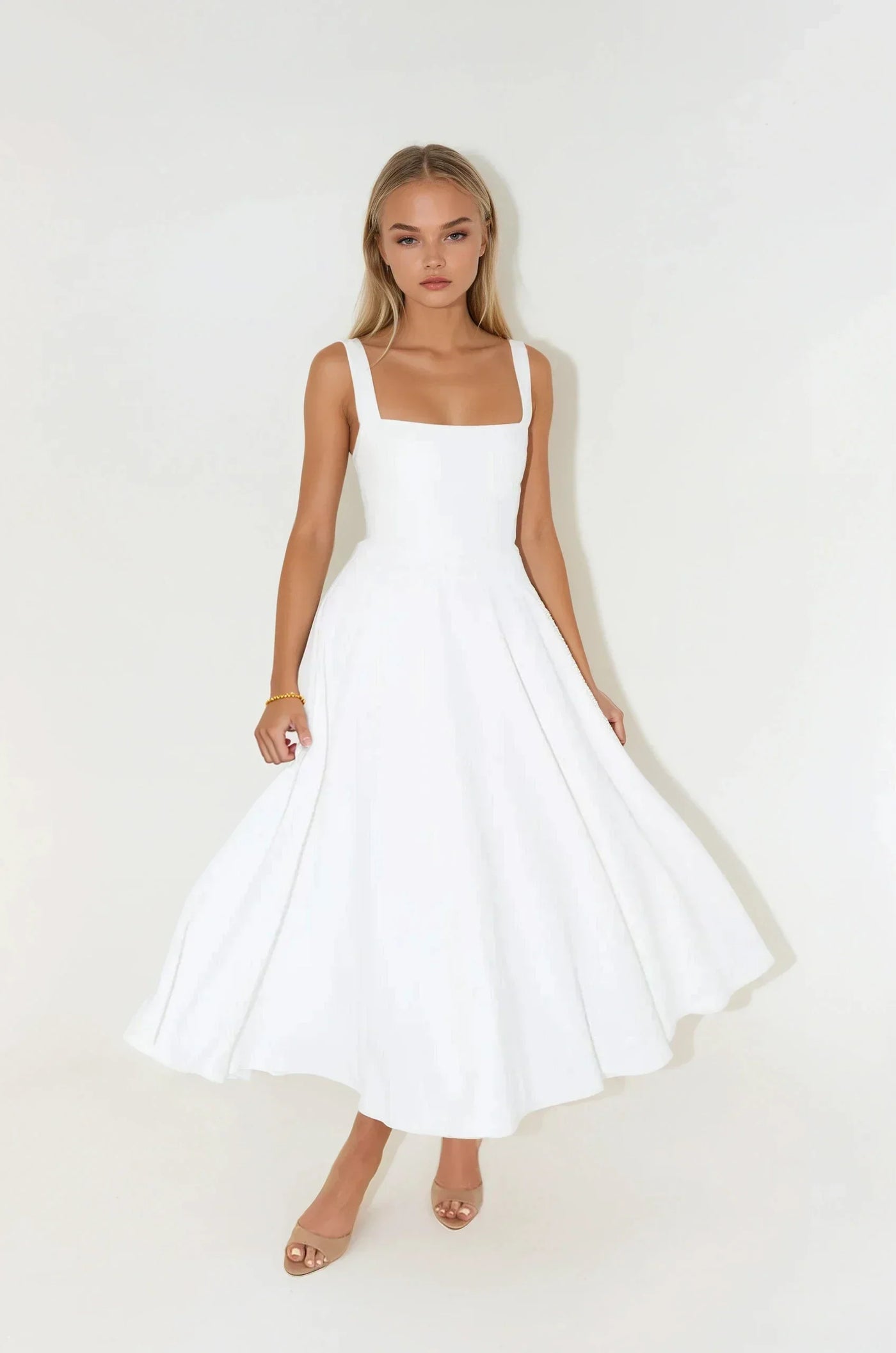 Mina - Long Dress with Adjustable Straps