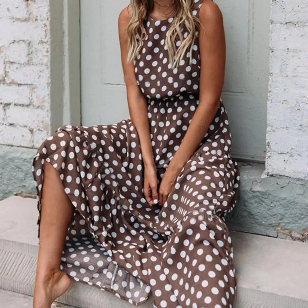 Capri™ | Dotted Maxi Dress