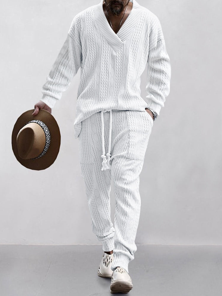 Cameron | Cable Knit Set