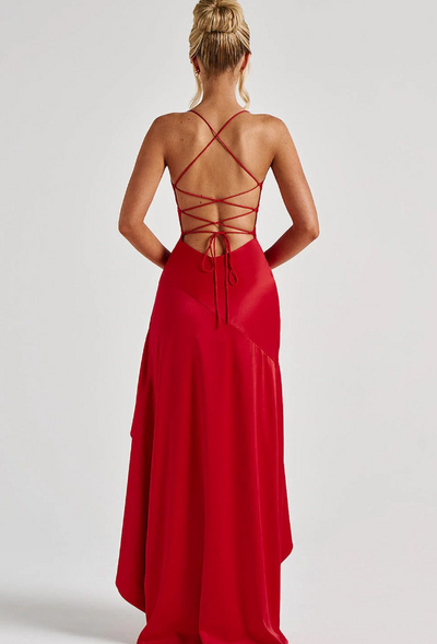 Samira – Long Dress with Open Back