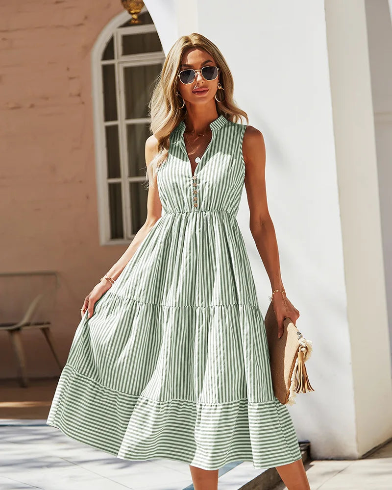 Émilie  | Feminine Flowy Day Dress