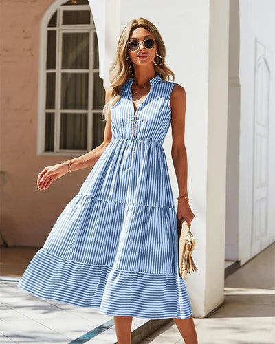 Émilie  | Feminine Flowy Day Dress