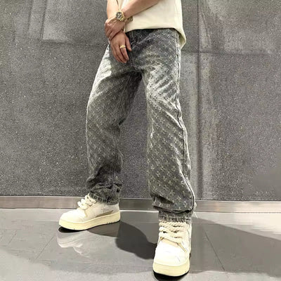 Zayden | Jacquard Denim Jeans