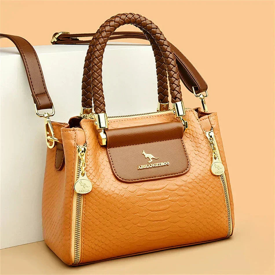 Sophie - Large Capacity Vegan Leather Bag