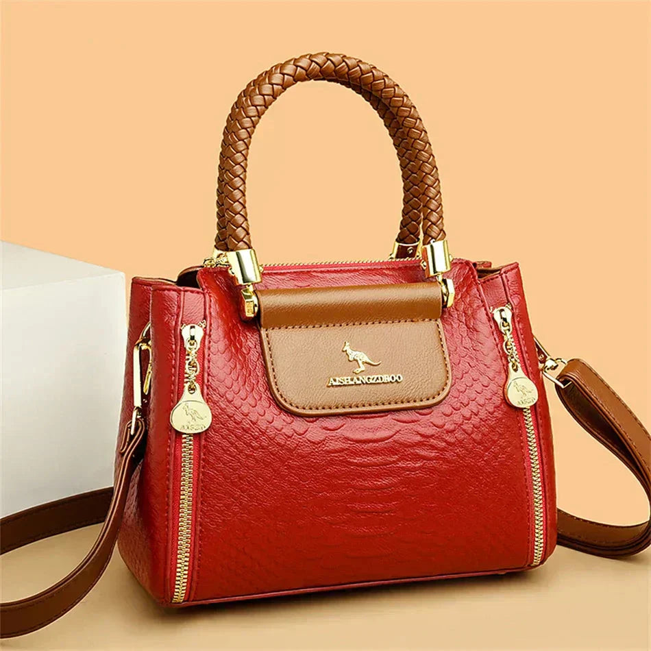 Sophie - Large Capacity Vegan Leather Bag