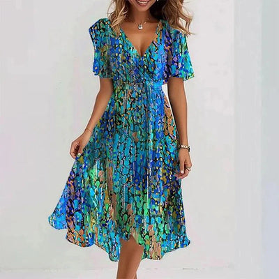 YANA | ELEGANT COLORFUL DRESS