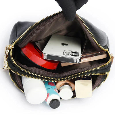 Charlotte - Compact Soft Leather Shoulder Bag