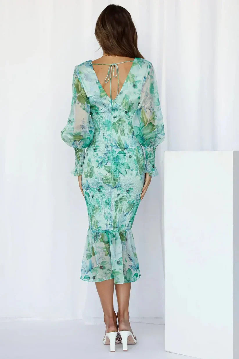 Miley - Dress with Floral Pattern