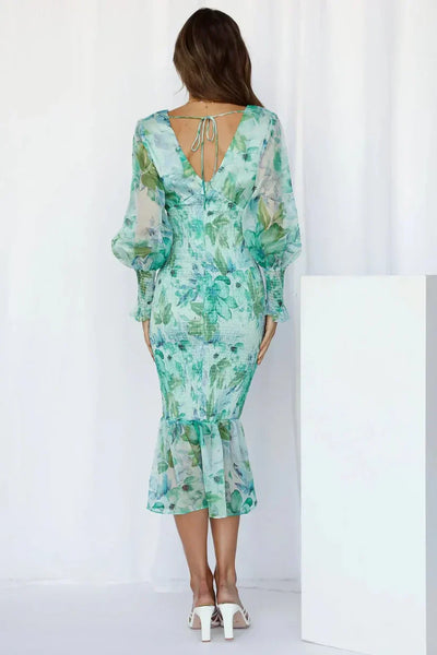 Miley - Dress with Floral Pattern