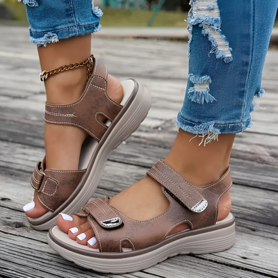 Alia - Comfortable Orthopedic Sandals with Ankle Strap