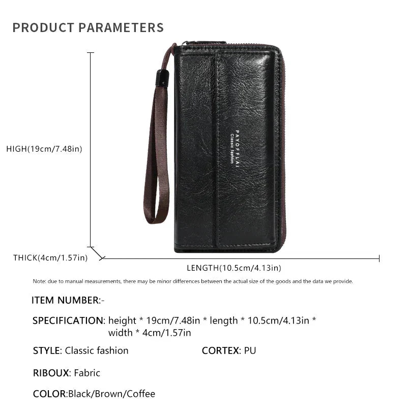 Ruby - Multi-Functional Zipper Clutch
