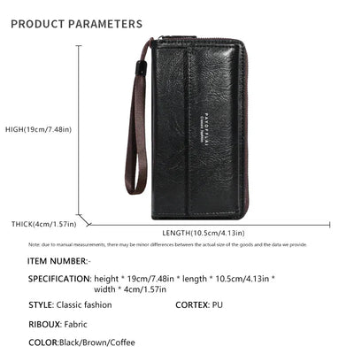 Ruby - Multi-Functional Zipper Clutch