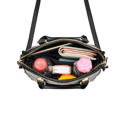 Isla - Luxury Crocodile-Embossed Bag