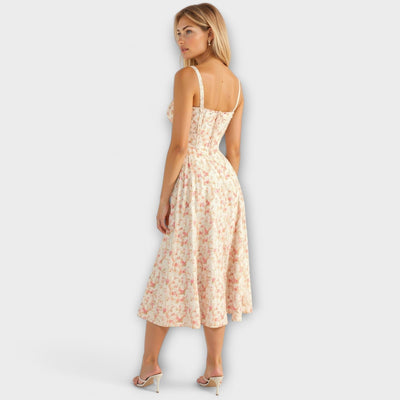 Kiana - Corset Midi Dress