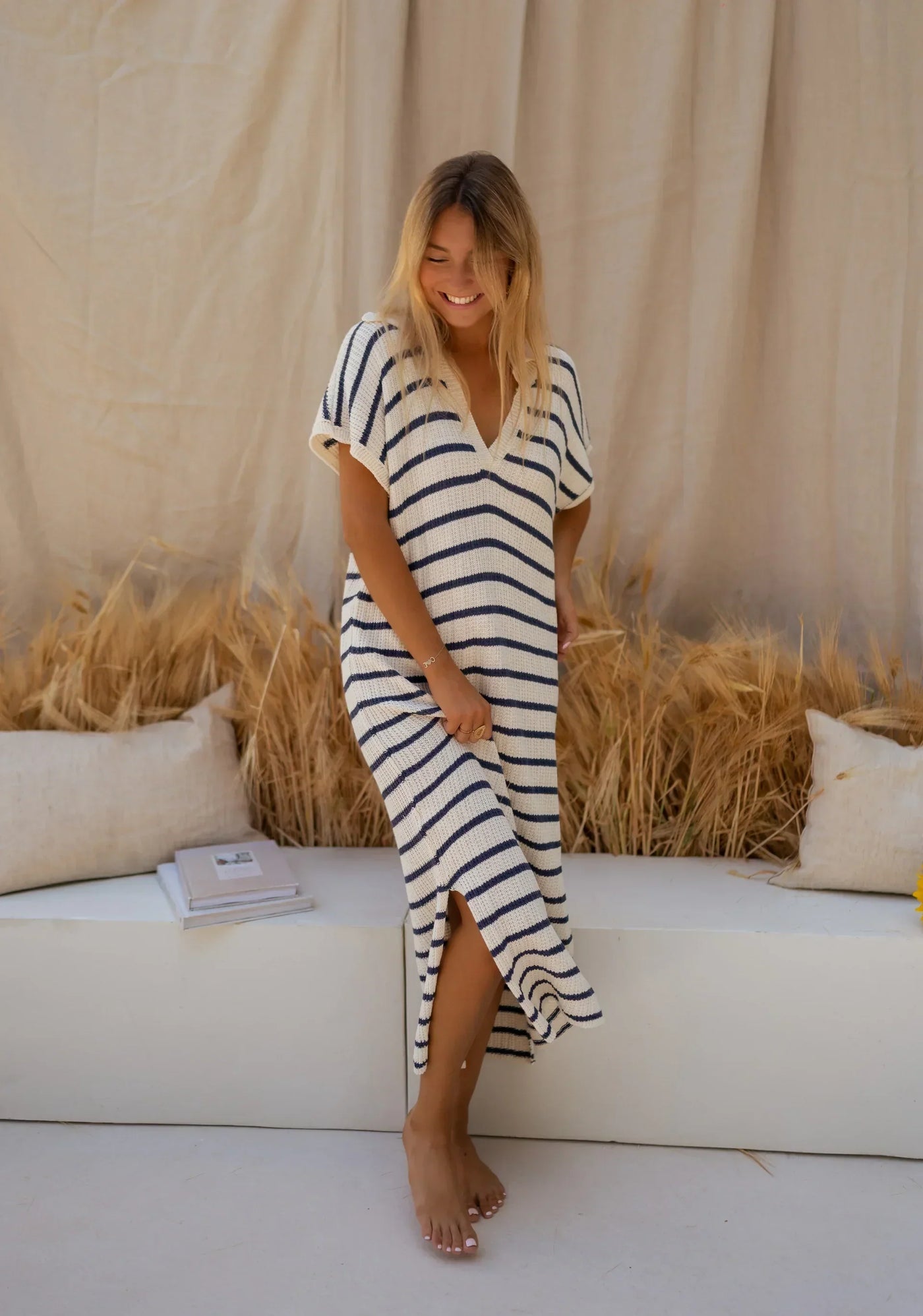 SOPHIA  | The Striped Knit Dress