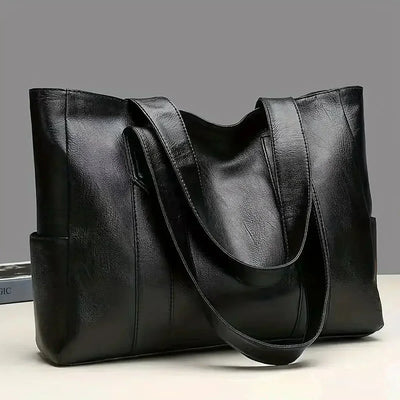 Annabelle - Classic Large Capacity Vegan Tote Bag