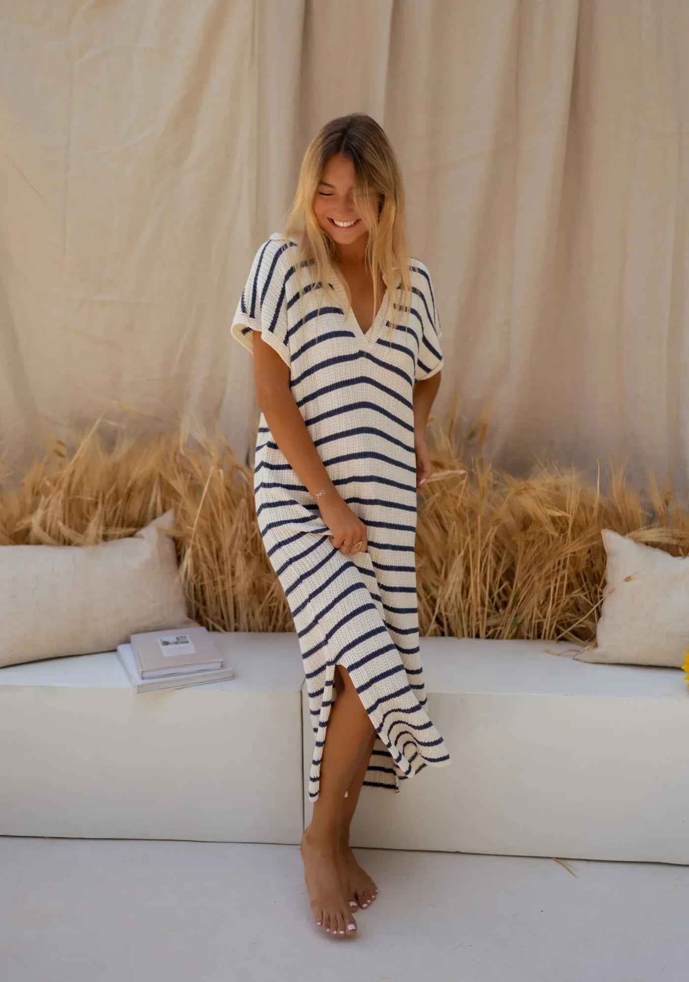 SOPHIA™ | THE STRIPED KNIT DRESS