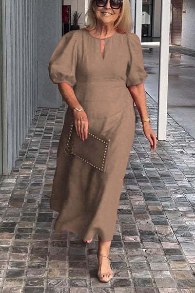 Natalia | Puff Timeless Dress