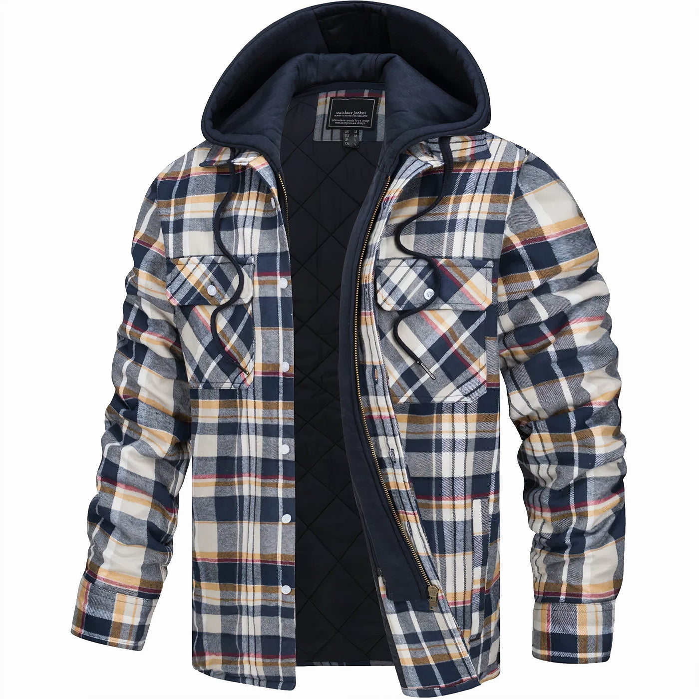 Axel | Checked Jacket with Zipper