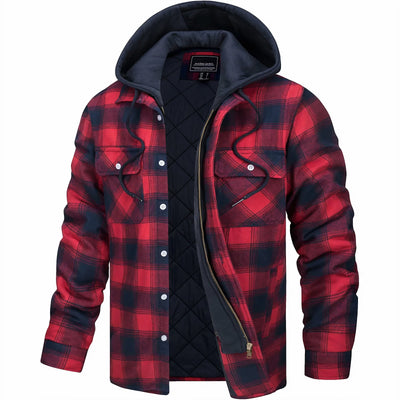 Axel | Checked Jacket with Zipper