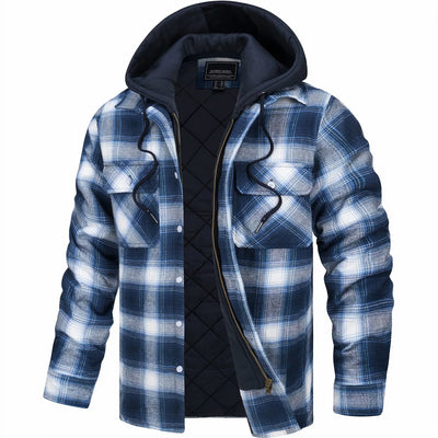 Axel | Checked Jacket with Zipper