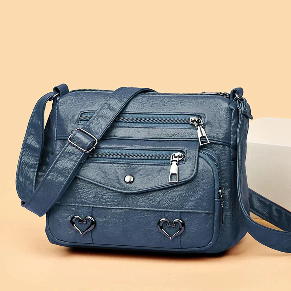 Harper - Trendy Heart Crossbody Bag