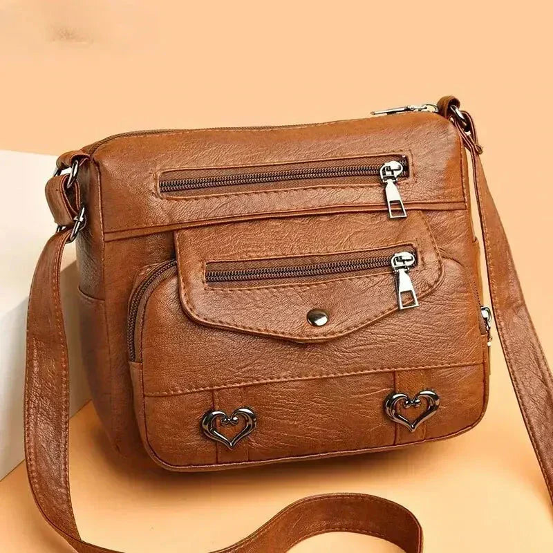 Harper - Trendy Heart Crossbody Bag