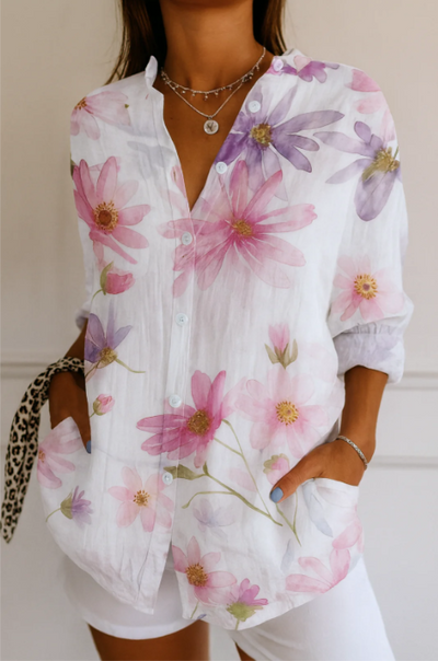 Astrid™  | Colorful Pattern Blouse